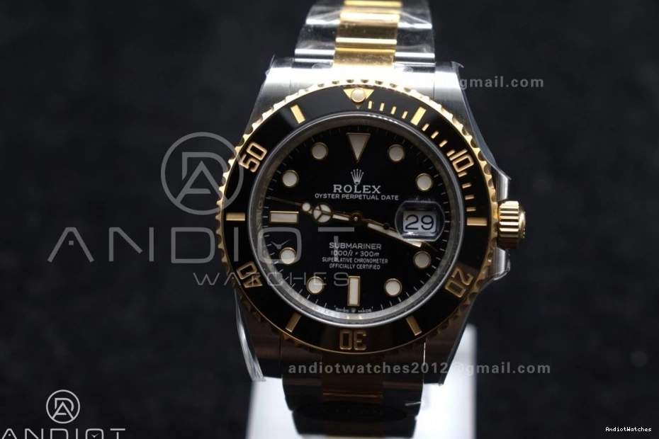 Submariner Ceramic Unique LN Steel YG VR 1135 Black SS Edition Best 1:1 Clean 904L 126613 0418